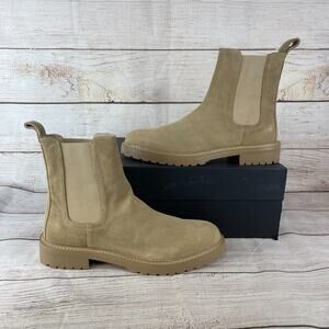 SAINT MORTA Mens Sz EU 46 US 12 Chunky Chelsea Boots Tan Suede